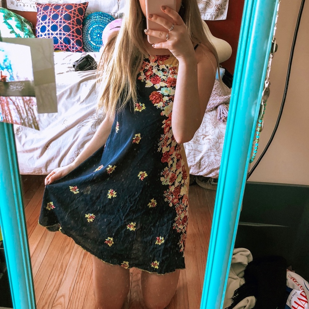Free People floral intimate dress